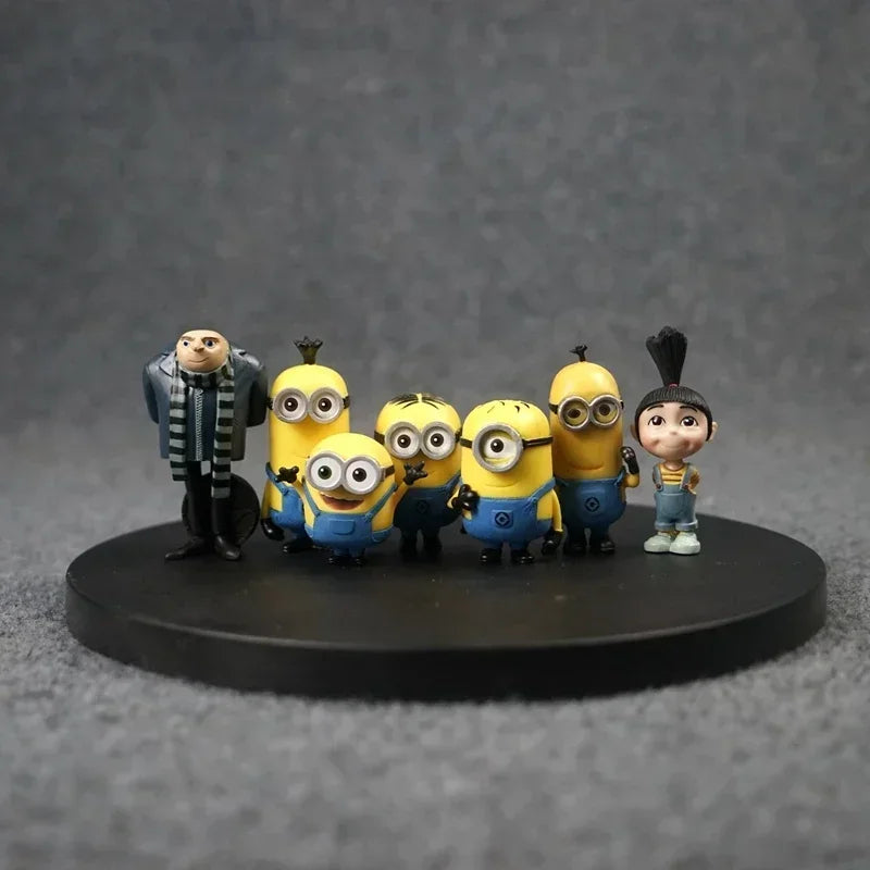 🧸 Despicable Me Gru, Agnes & Minions Action Figures