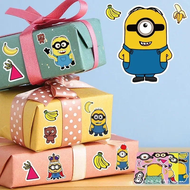 Minions Despicable Me Anime Character Cartoon Puzzle Stickers - Image 4