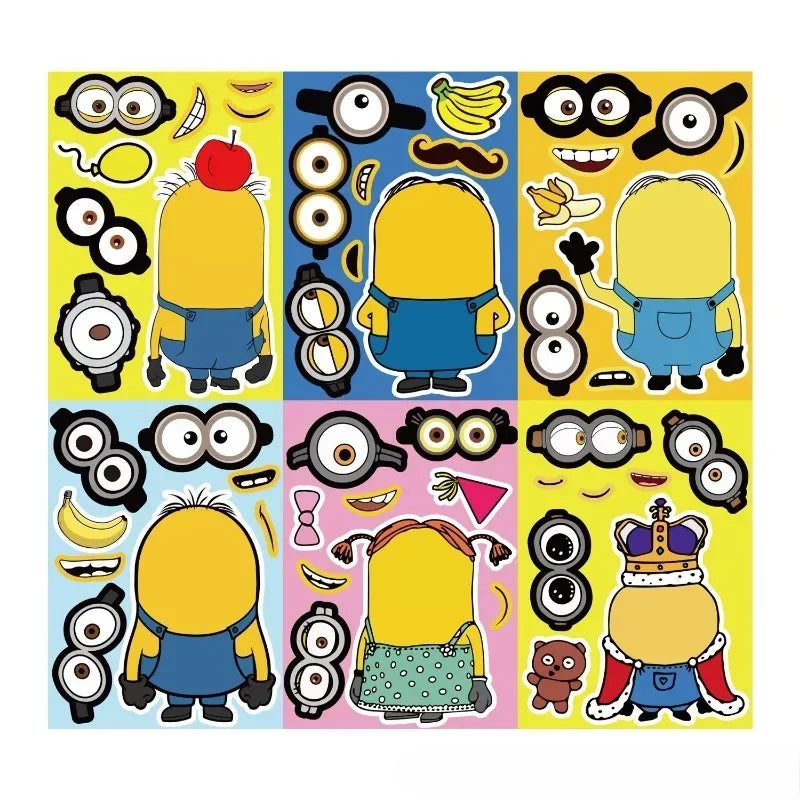 Minions Despicable Me Anime Character Cartoon Puzzle Stickers - Image 6