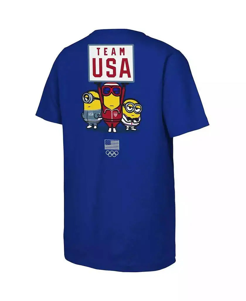 Outerstuff | Big Boys and Girls Royal Team USA Minions T-Shirt - Image 2