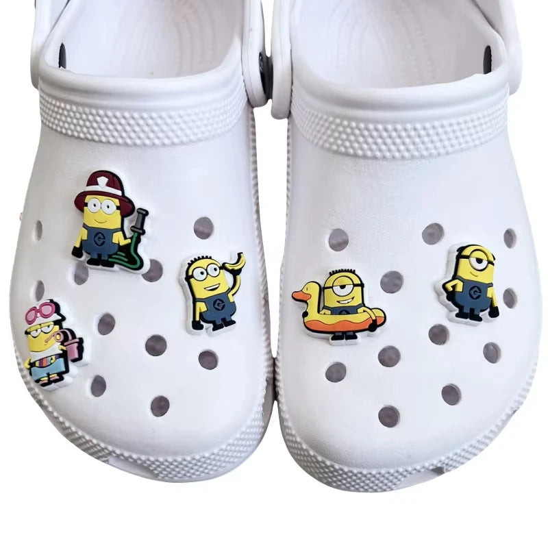5PCS Minions-Themed Fashion Shoe Charms Set - Image 2