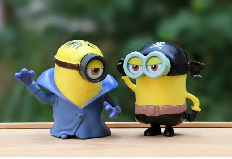 6-8Pcs/Set Kawaii Minions Figurines Toys - Image 14