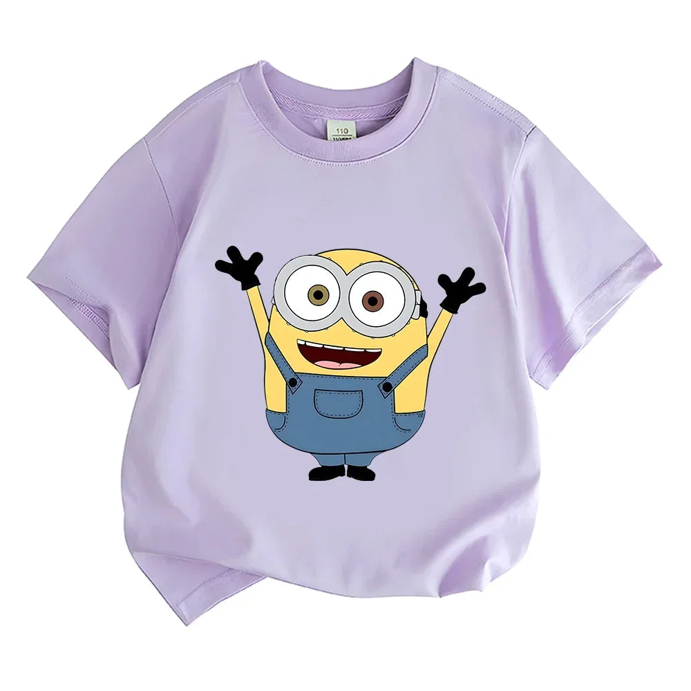 Bob Minions Kids Tee – Soft Cotton Summer Shirt - Image 3