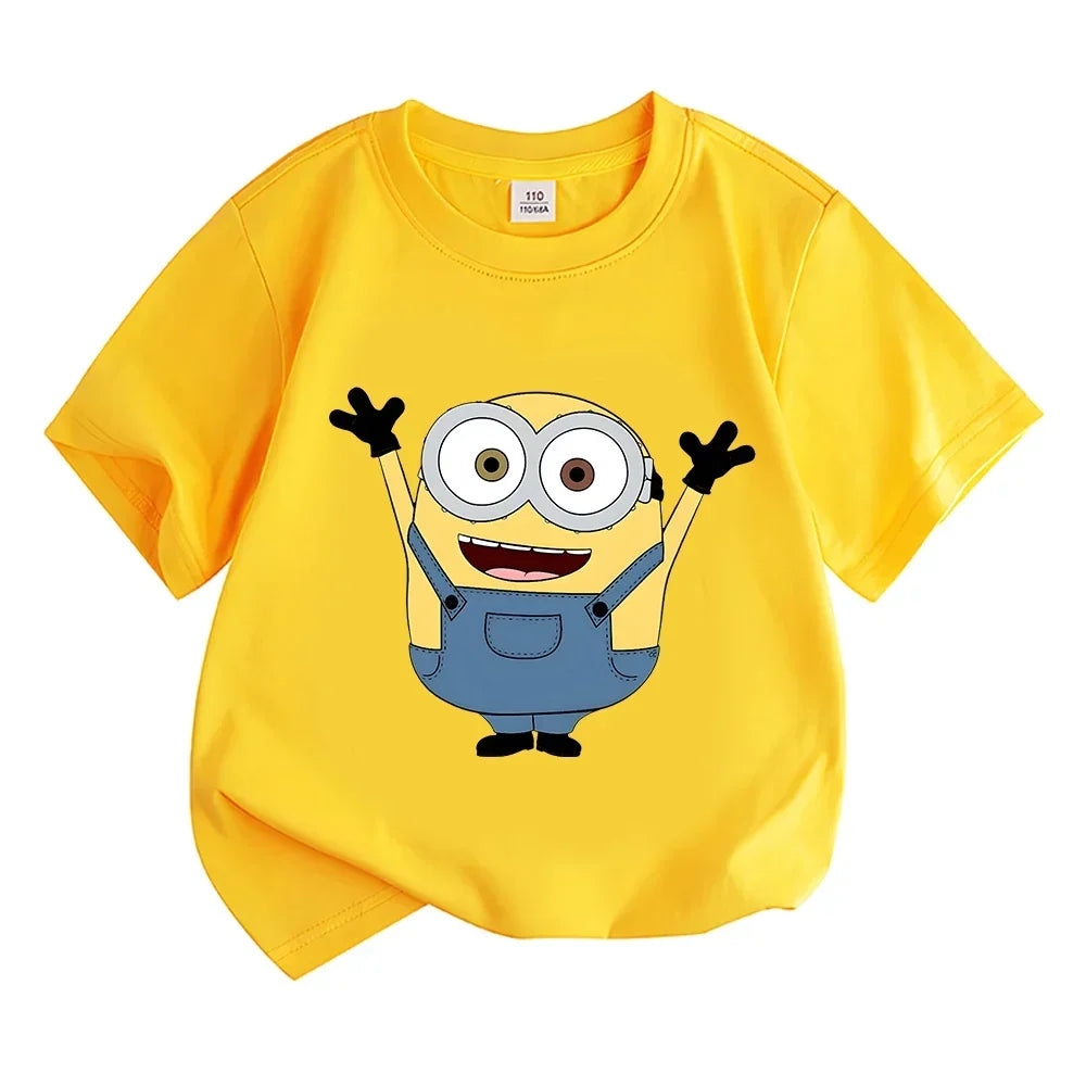 Bob Minions Kids Tee – Soft Cotton Summer Shirt - Image 7