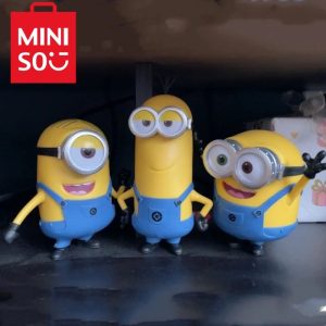 3D Eye Minions Toy – Cartoon Despicable Minions Miniature Figurines