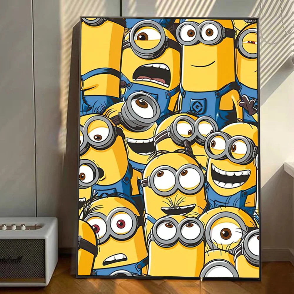 1pc Anime M-Minions Poster Self-Adhesive Art Sticker - Image 11