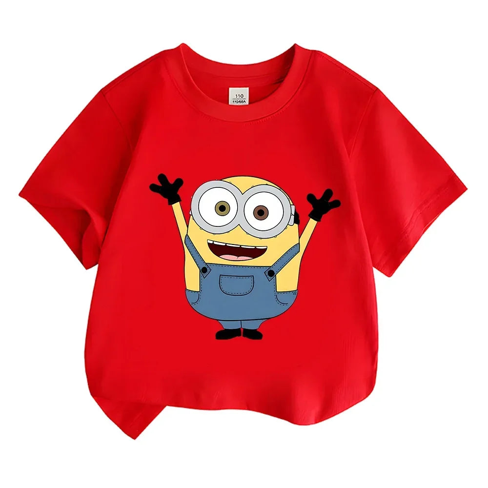 Bob Minions Kids Tee – Soft Cotton Summer Shirt - Image 4