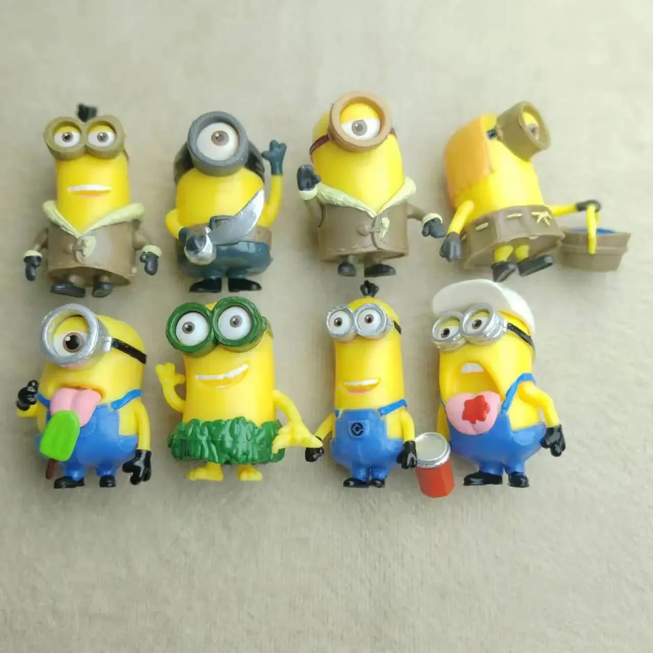 6-8Pcs/Set Kawaii Minions Figurines Toys - Image 2