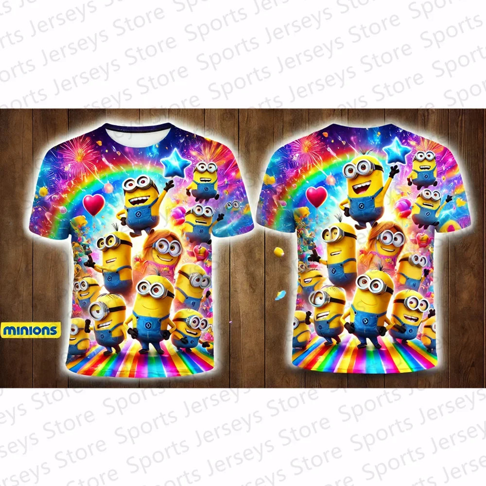 2024 New Minions 3D Children T-Shirt - Image 2