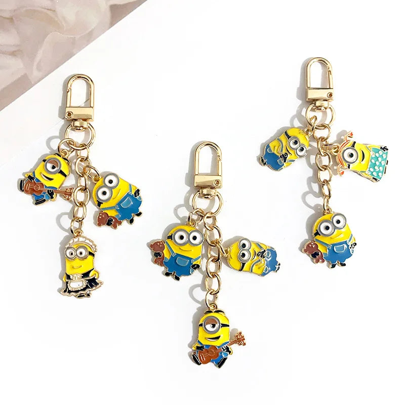 Minions Keychain Earphone Case Pendant - Image 4